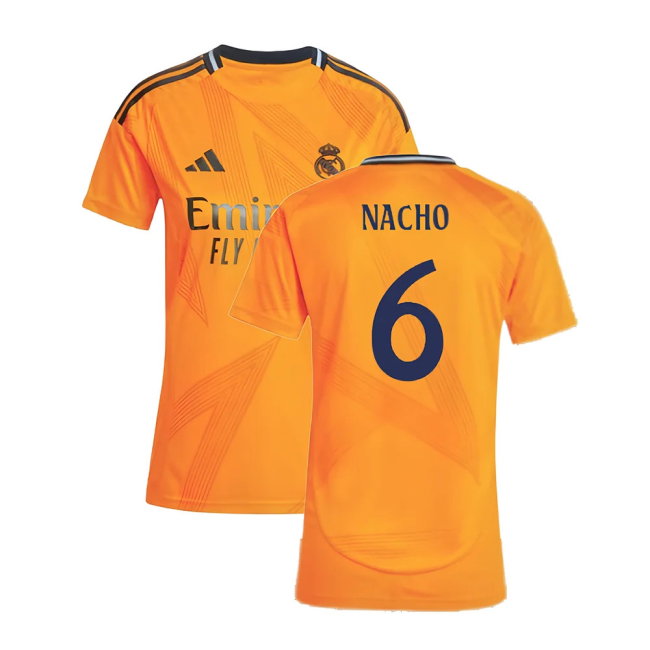 2024-2025 Real Madrid Away Shirt (Womens) (Nacho 6)-SoccerKits Hub | Buy Soccer Jerseys Online
